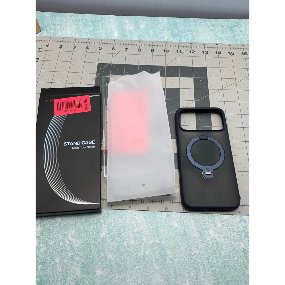 TORRAS Q3 Spin for iPhone‎ 17 Pro Max Case with Magnetic Ring Stand